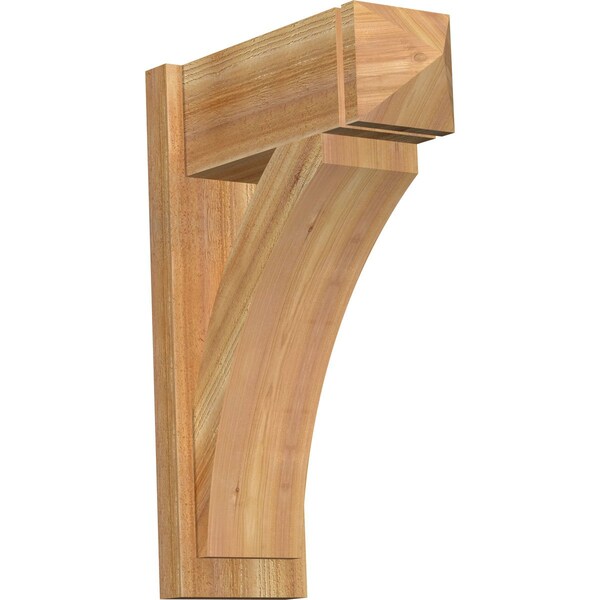 Ekena Millwork Thorton Rough Sawn Arts and Crafts Outlooker, Western Red Cedar, 8"W x 20"D x 28"H OUT08X20X28THR03RWR - main